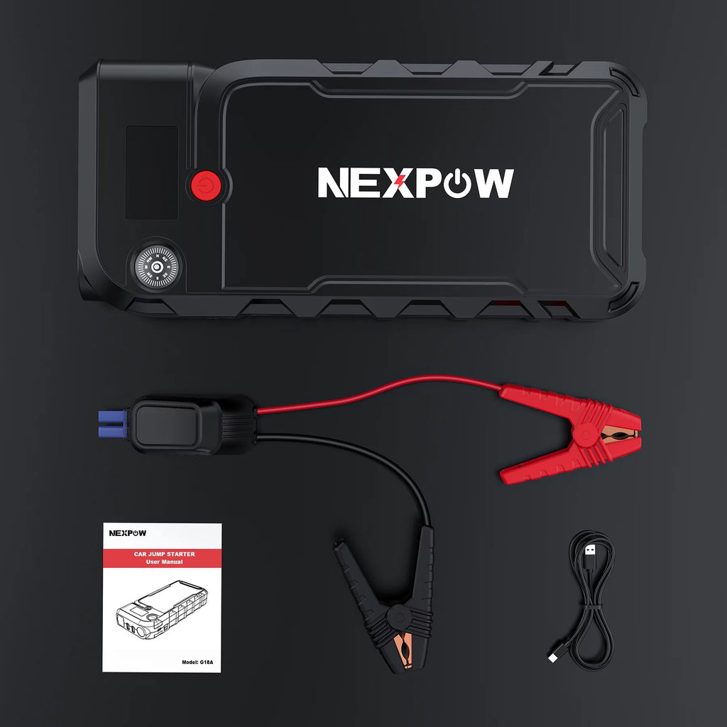 3000A Peak 23800mAH 12V Portable Battery Jump Starter with LCD Display Z633039