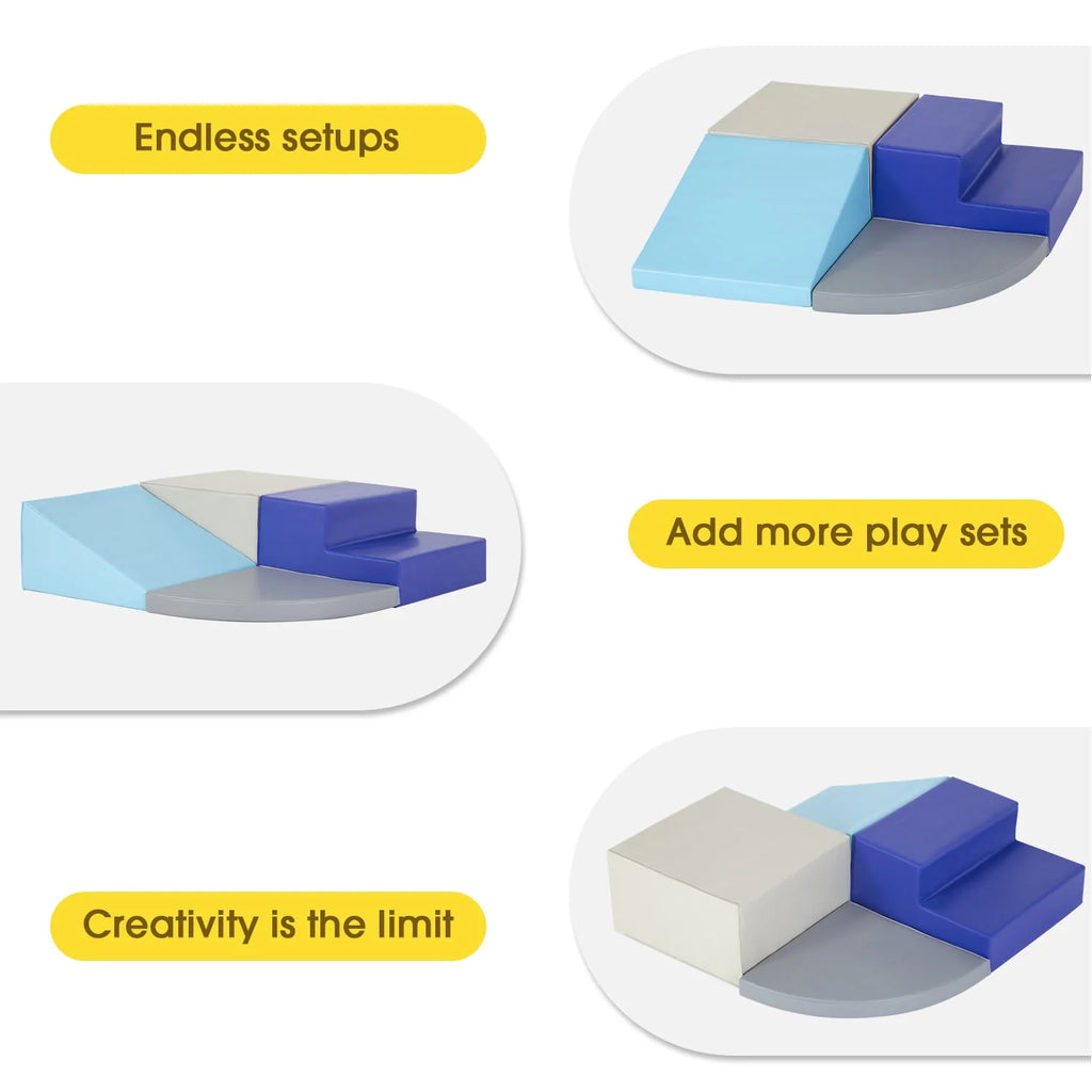 4-Piece Foam Climbing Blocks W4733