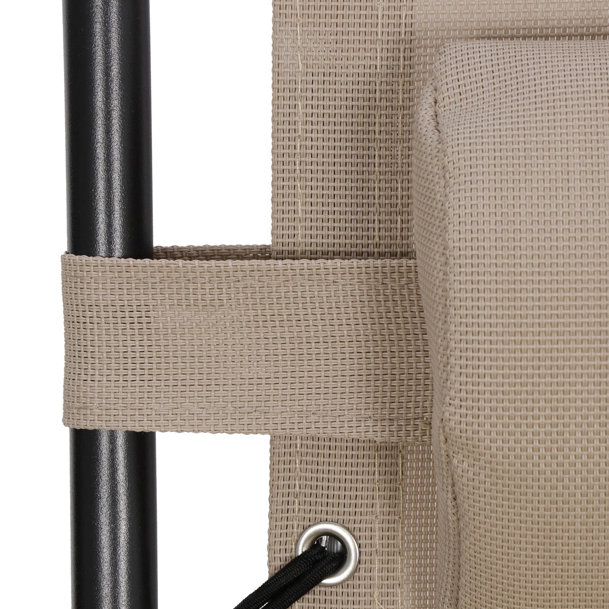 2 Pack Beige Steel Zero-Gravity Chair T781382