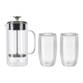 27oz French Press and Latte Glass Set T925414