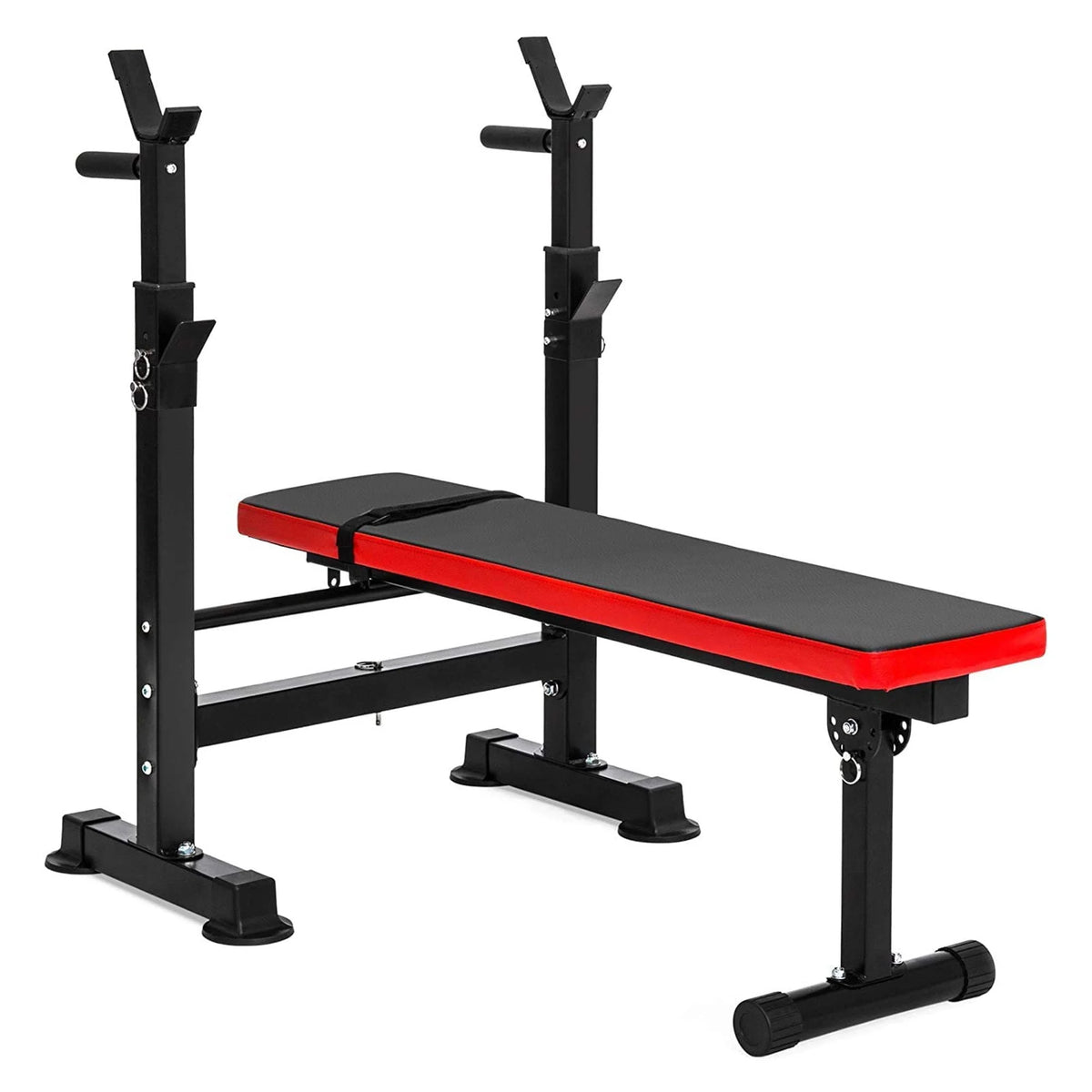 Adjustable Olympic Workout Bench with Squat Rack U6641
