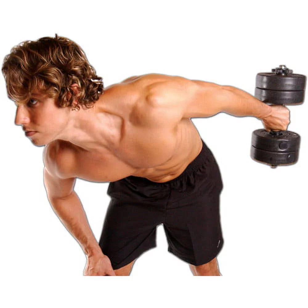 40-Pound Vinyl Dumbbell Set T429
