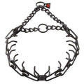 Black Stainless Prong Collar with O Ring T64038