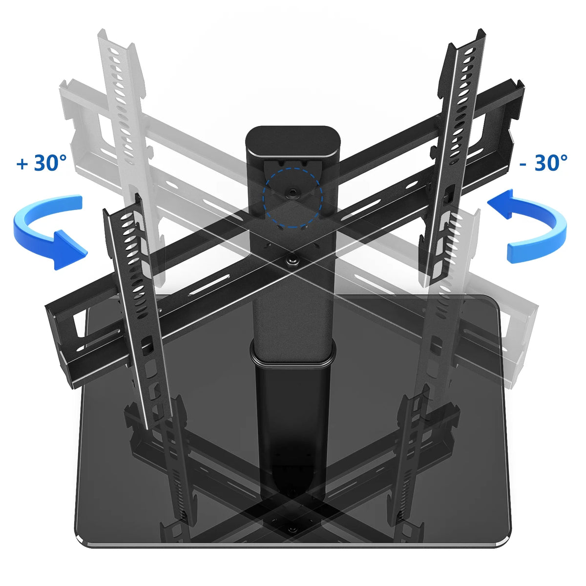 Black Swivel TV Stand W8878