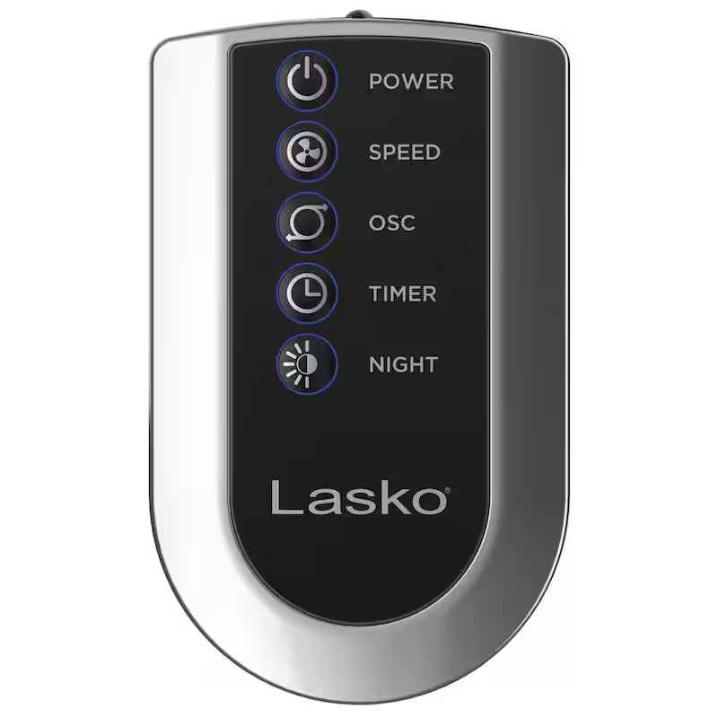 48 in. 4 Speed Silver Oscillating Tower Fan with Timer and Remote Control P9305