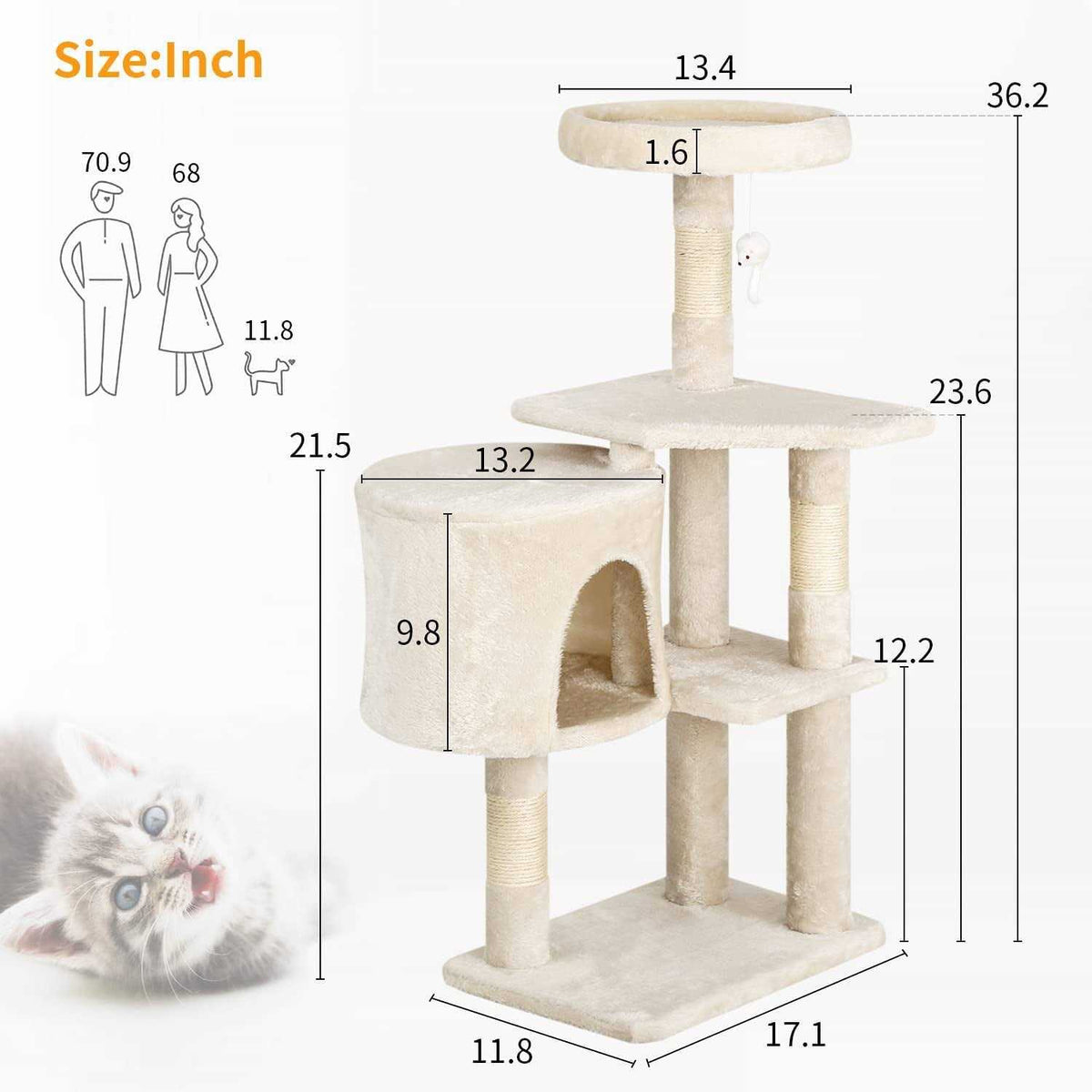 36 Cat Tree Z74395