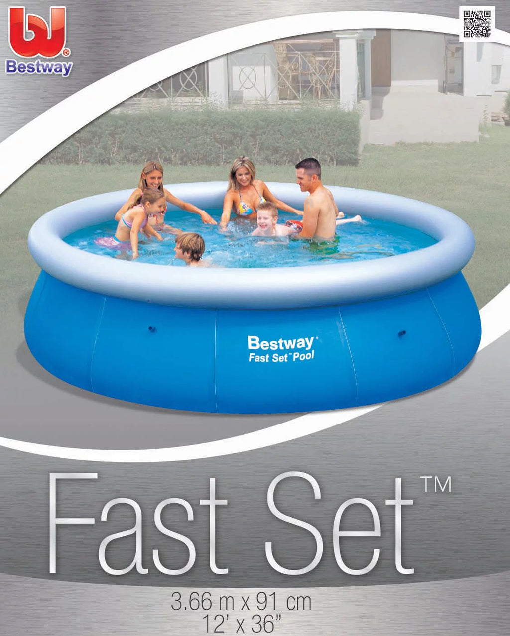 Inflatable Above Ground Swimming Pool with Pump R451582