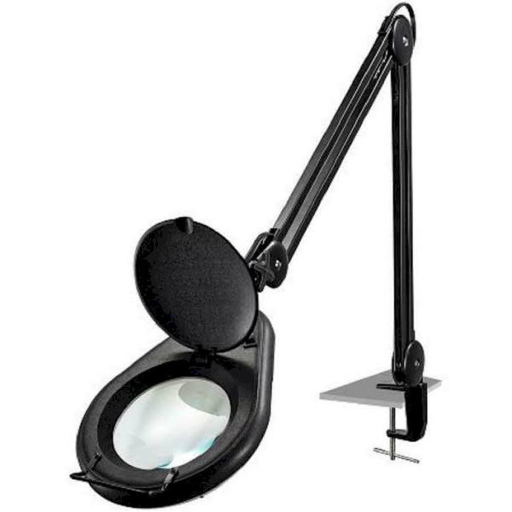 Black LED Magnifier Lamp F166