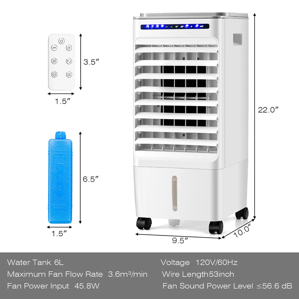 3-in-1 Evaporative Air Cooler Fan Humidifier B263326
