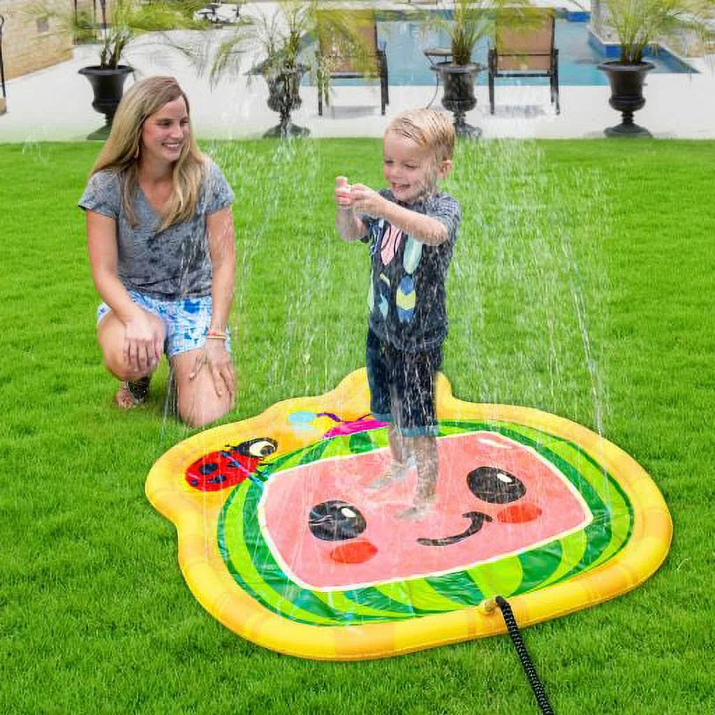 Colorful Water Sprinkler Splash Pad Toy 45'' Dia A295622
