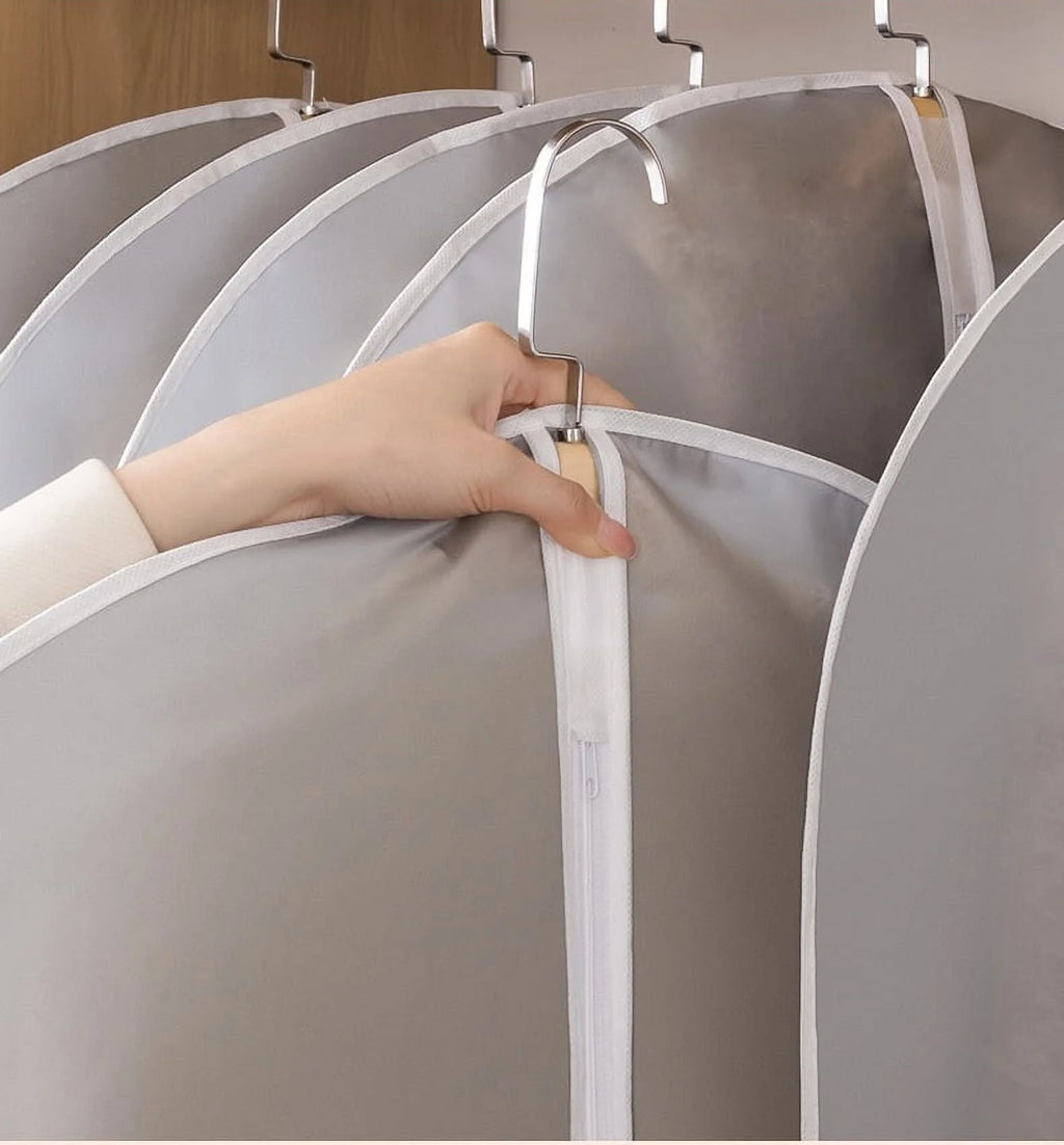 Garment Bags 5 Pack 40 X 24 Hanging Clothes Covers with Zipper V84705