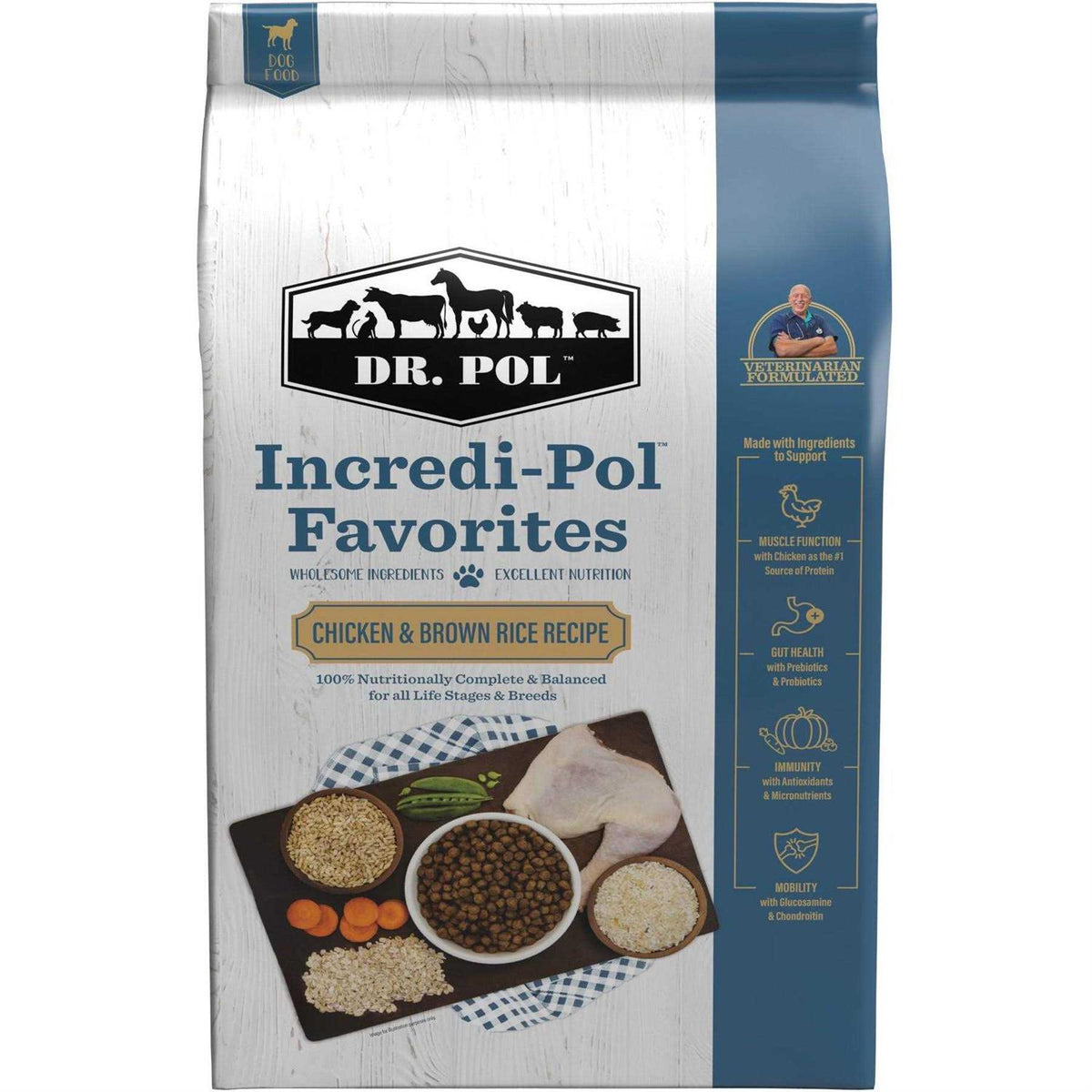 Chicken & Brown Rice Dog Food F34712