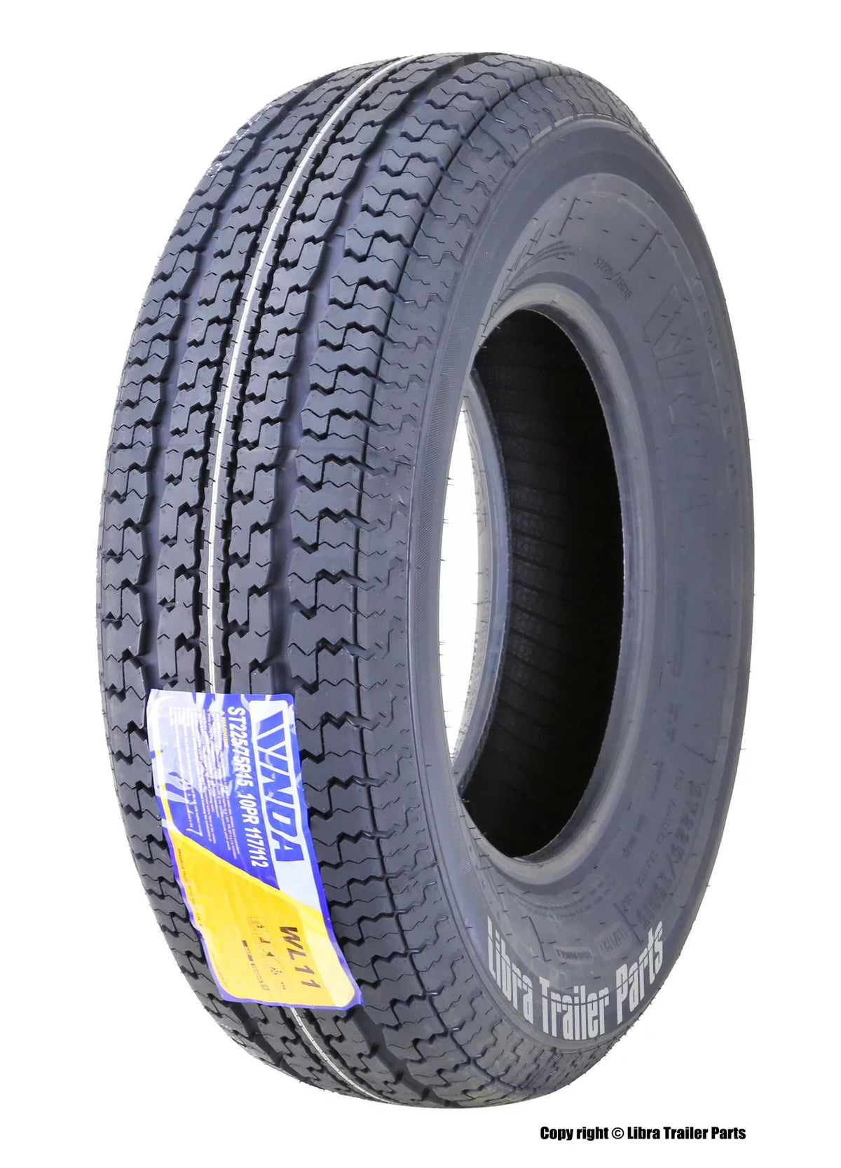 Set 4 Trailer Tire 225/75R15 10 Ply E76148