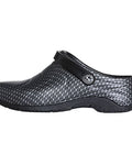 Black Silver Pattern Unisex Shoes U8780