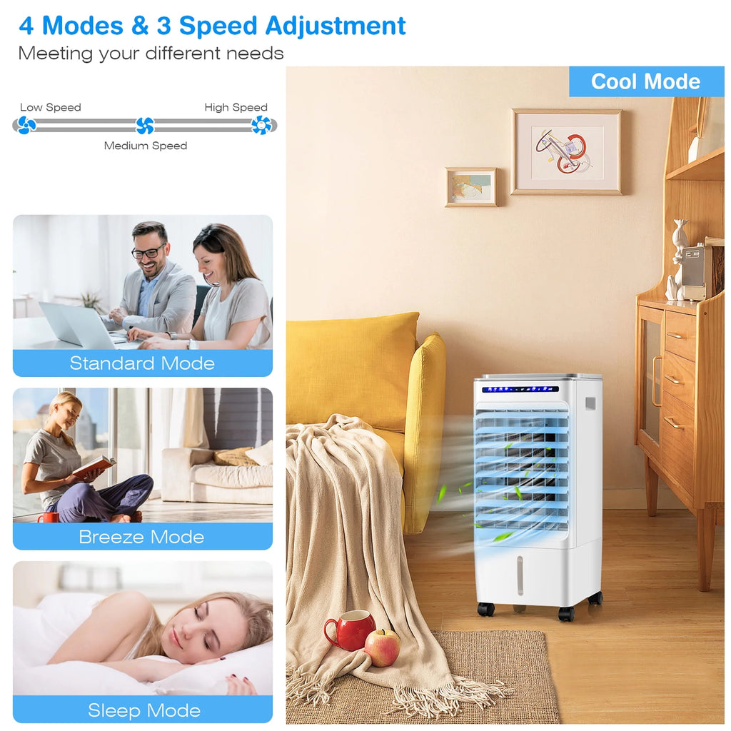 3-in-1 Evaporative Air Cooler Fan Humidifier B263326