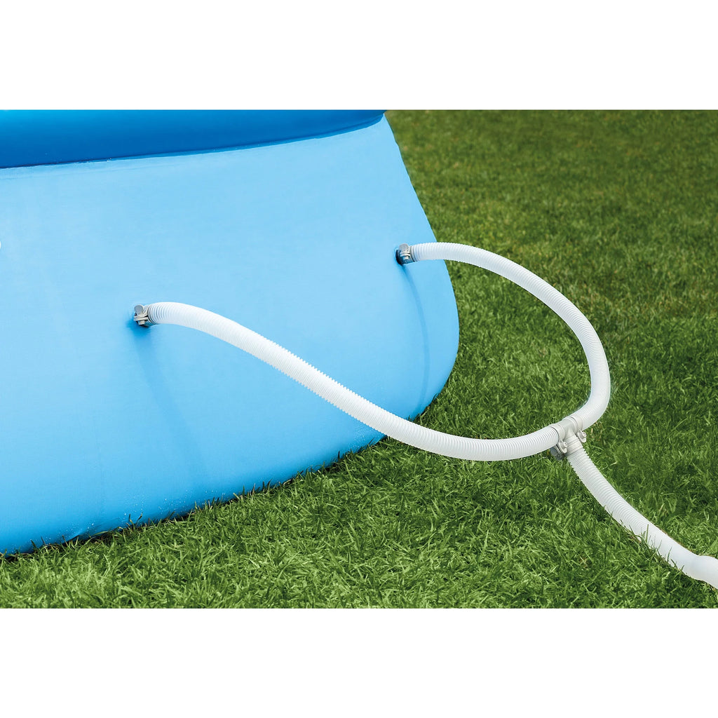 Inflatable Round Swimming Pool & Debris Cover E385