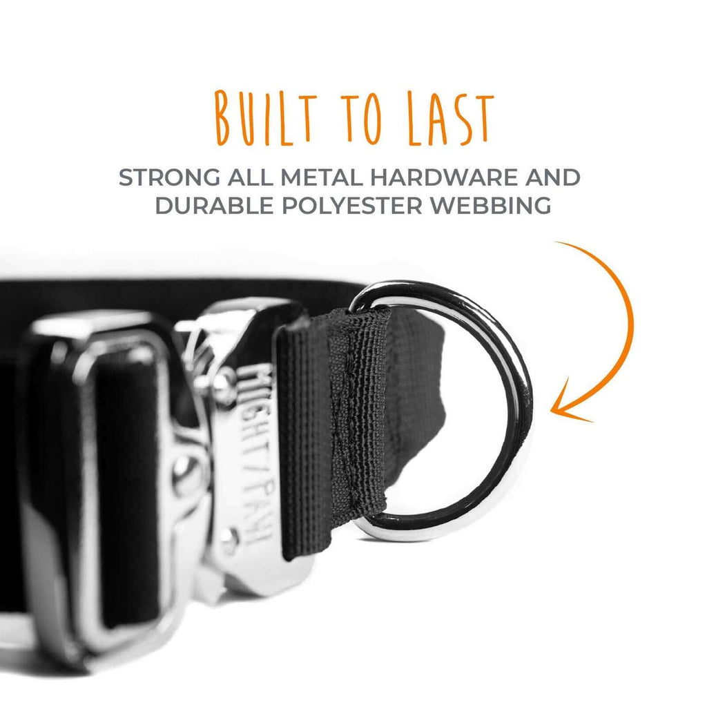 Heavy Duty Dog Collar with Metal Buckle W5033