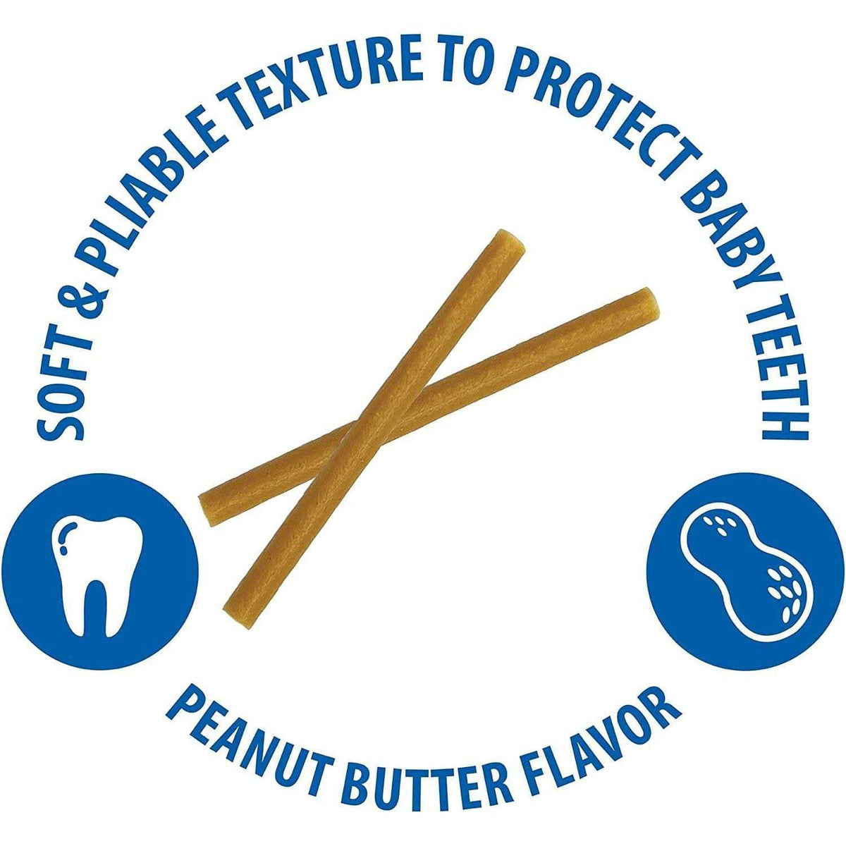Puppy Teething Sticks Peanut Butter Flavor G537