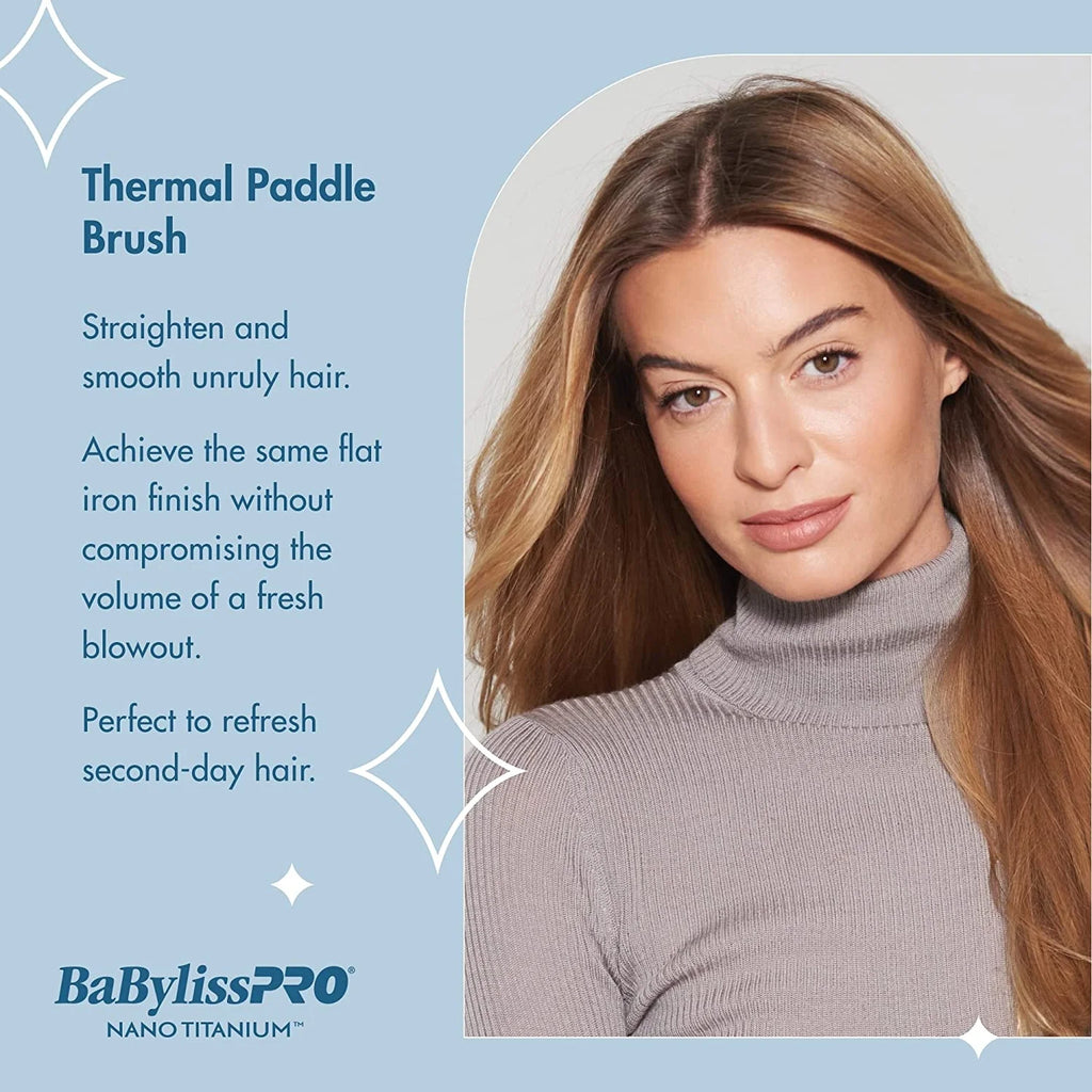 Nano Titanium Compact Thermal Paddle Brush Q7209