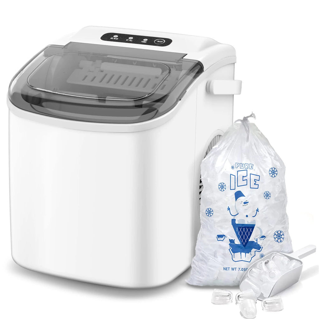 Countertop Portable Ice Maker with Ice Scoop and Basket A419393