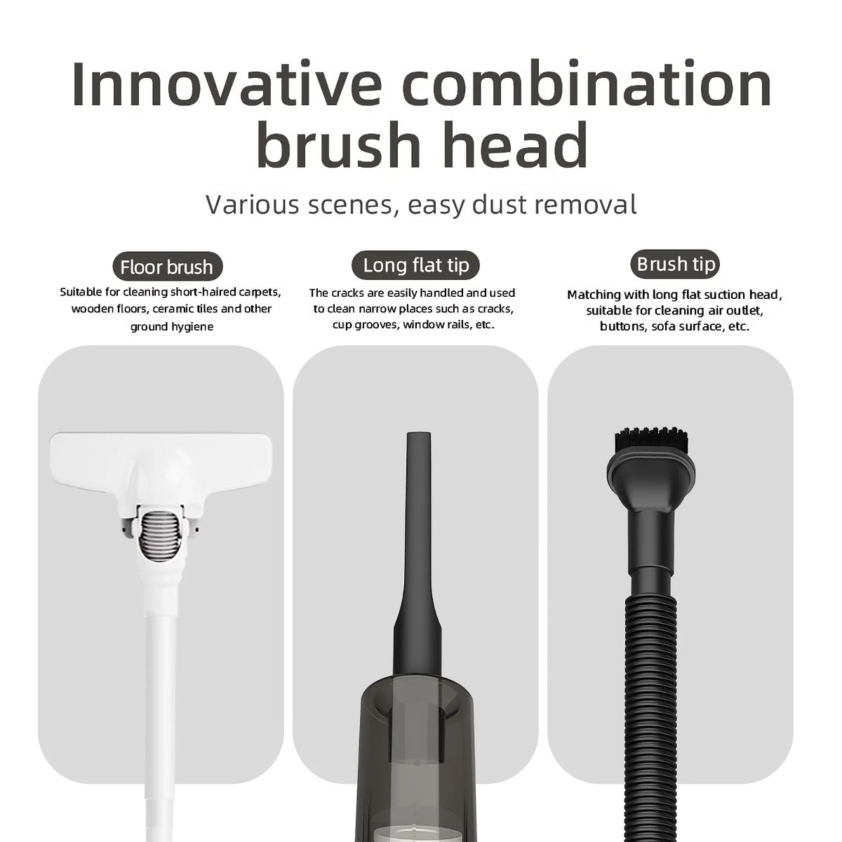 Cordless Handheld Car Vacuum Cleaner 12000PA Wet Dry F957
