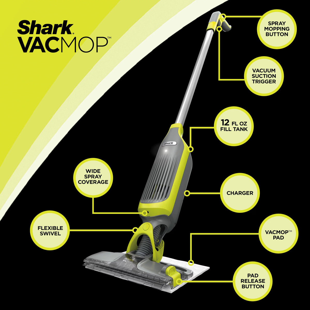 Cordless Hard Floor Vacuum Mop N458