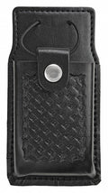 Black Synthetic Leather Radio and Phone Pouch Q165159