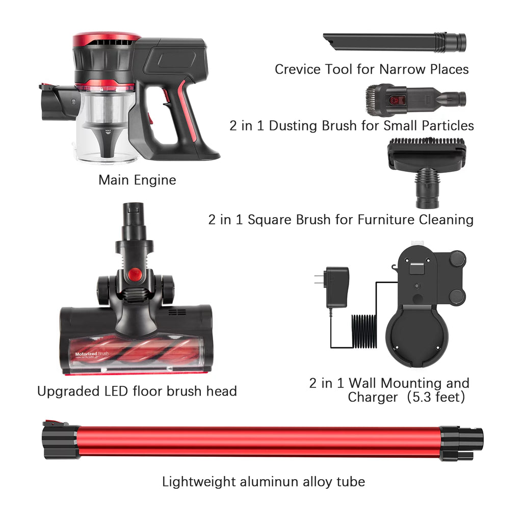 Cordless 2-in-1 Lightweight Stick Vacuum Cleaner Q7583