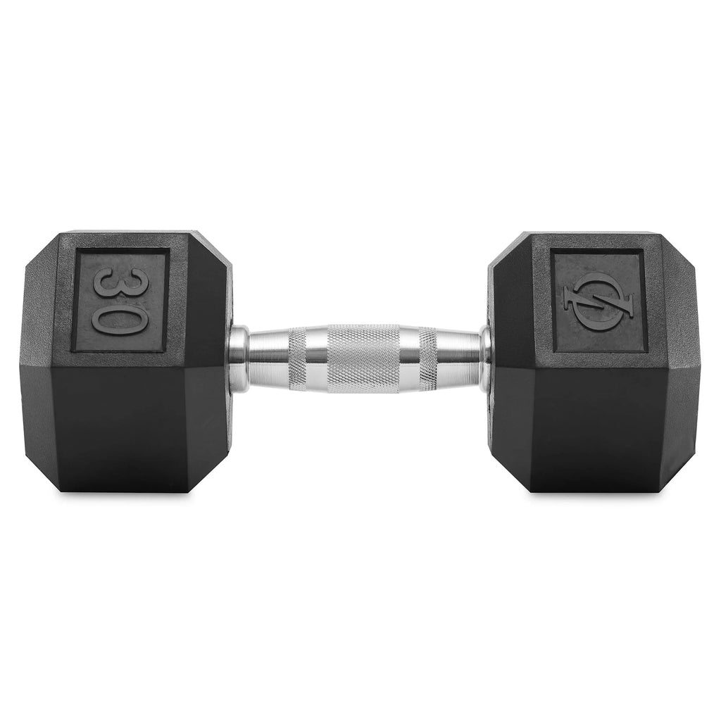 45 lbs Rubber Coated Hex Dumbbell G177128