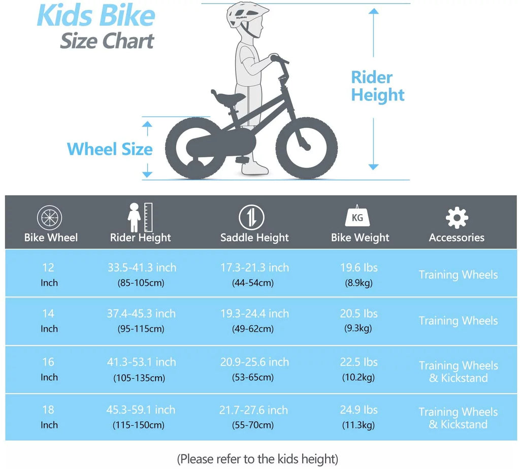 18 In Blue Steel Bike with Kickstand D7524