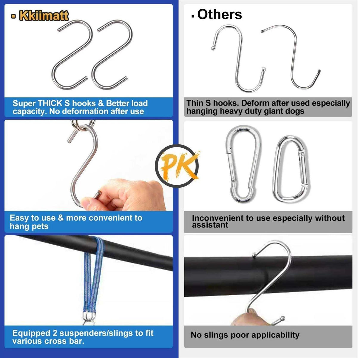 10 in 1 Pet Grooming Hammock Harness with Nail Clippers L224031