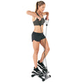 Mini Stepper Step Machine with Resistance Bands and LCD Monitor O373