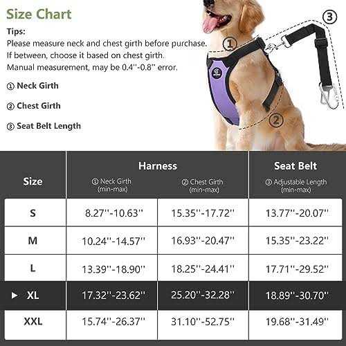 Adjustable Padded Mesh Dog Safety Vest Harness J560342