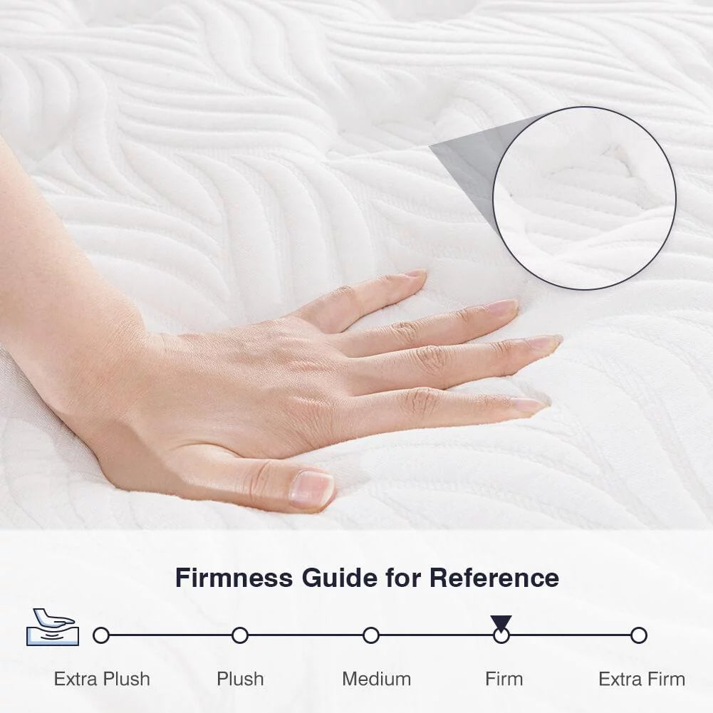 Full Size Firm 10-Inch Hybrid Mattress in a Box P6557